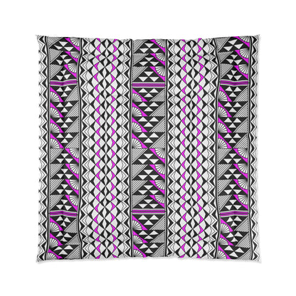 Southwest Rain and Sun in Pink Comforter