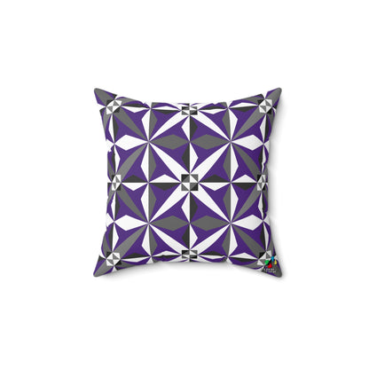 Morning Star in Purple Square Pillow