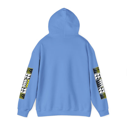 Blessed Feathers in Yellow Unisex Hoodie