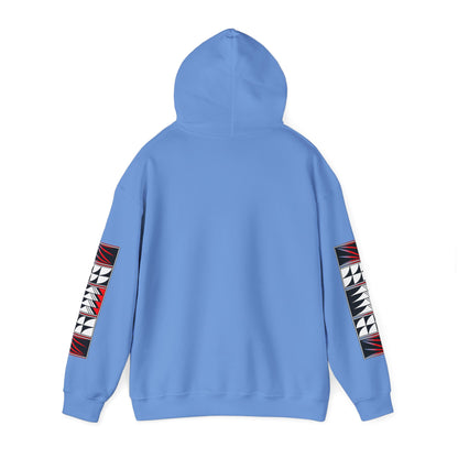 Blessed Feathers in Red Unisex Hoodie