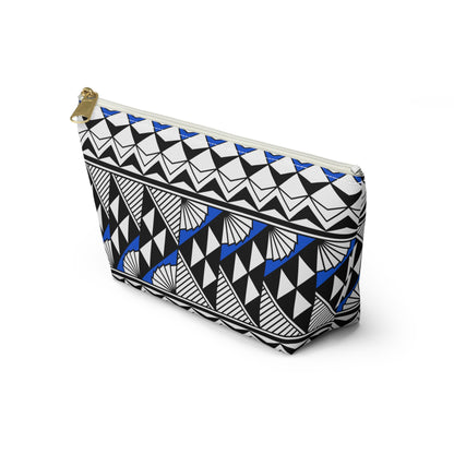 Sun and Rain in Blue Pouch w T-bottom