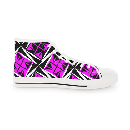 Sacred Winds in Pink High Top Sneakers