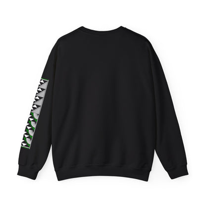 Sun and Rain in Green Unisex Sweatshirt