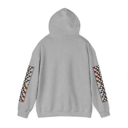 Sun and Rain in Orange Unisex Hoodie
