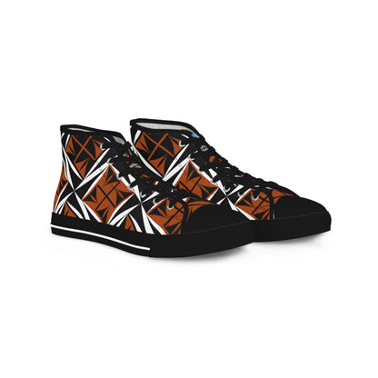 Sacred Winds in Rust High Top Sneakers