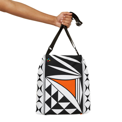 Orange Southwest Sunrise Adjustable Tote Bag