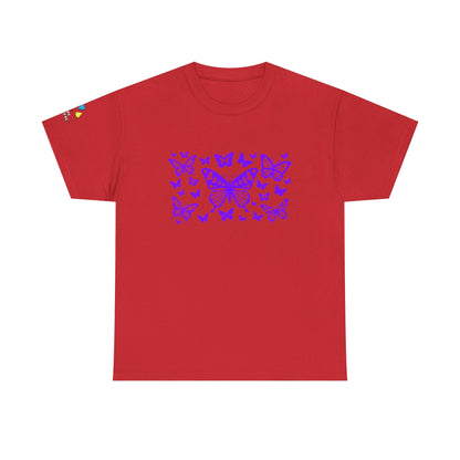 Butterfly Dance in Purple Gildan Unisex Tee