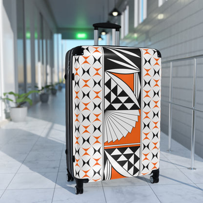 Orange Southwest Sunrise Suitcases