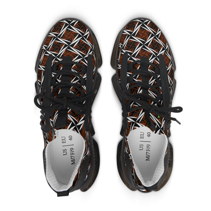Sacred Winds in Rust Women's Mesh Sneakers