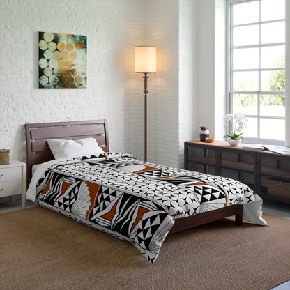 Southwest Sunrise in Rust Comforter