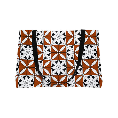 Native Snowflake Weekender Tote Bag