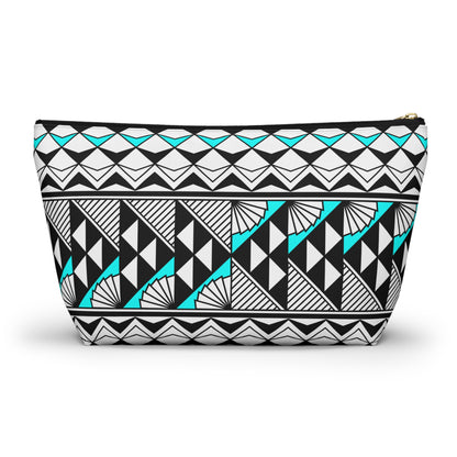 Sun  and Rain in Turquoise Pouch w T-bottom