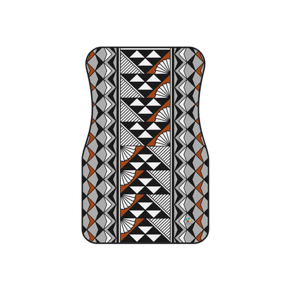 Sun and Rain in Rust Car Mats (Set of 4)