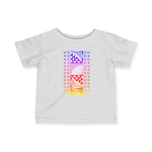 Rainbow Sunrise Infant Fine Jersey Tee
