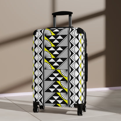 Southwest Rain and Sun in Yellow Suitcases