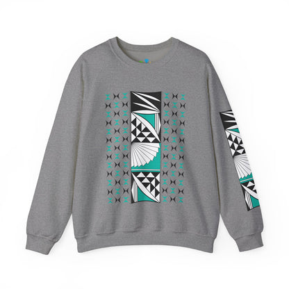Southwest Sunrise in Aqua Unisex Sweatshirt