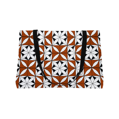 Native Snowflake Weekender Tote Bag