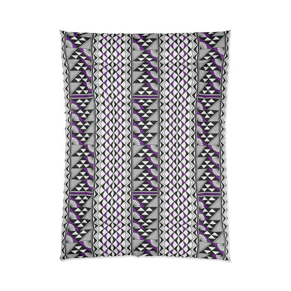 Southwest Rain and Sun in Purple Comforter