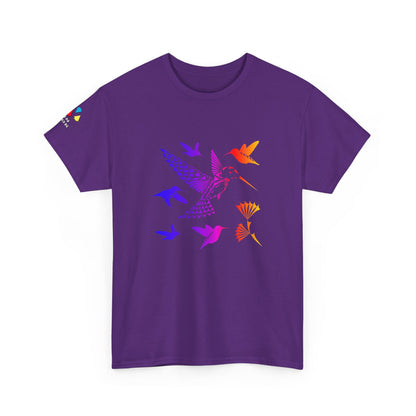 Rainbow Hummingbird Blessing Gildan Unisex Tee