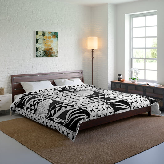 Southwest Sunrise in Charcoal Comforter