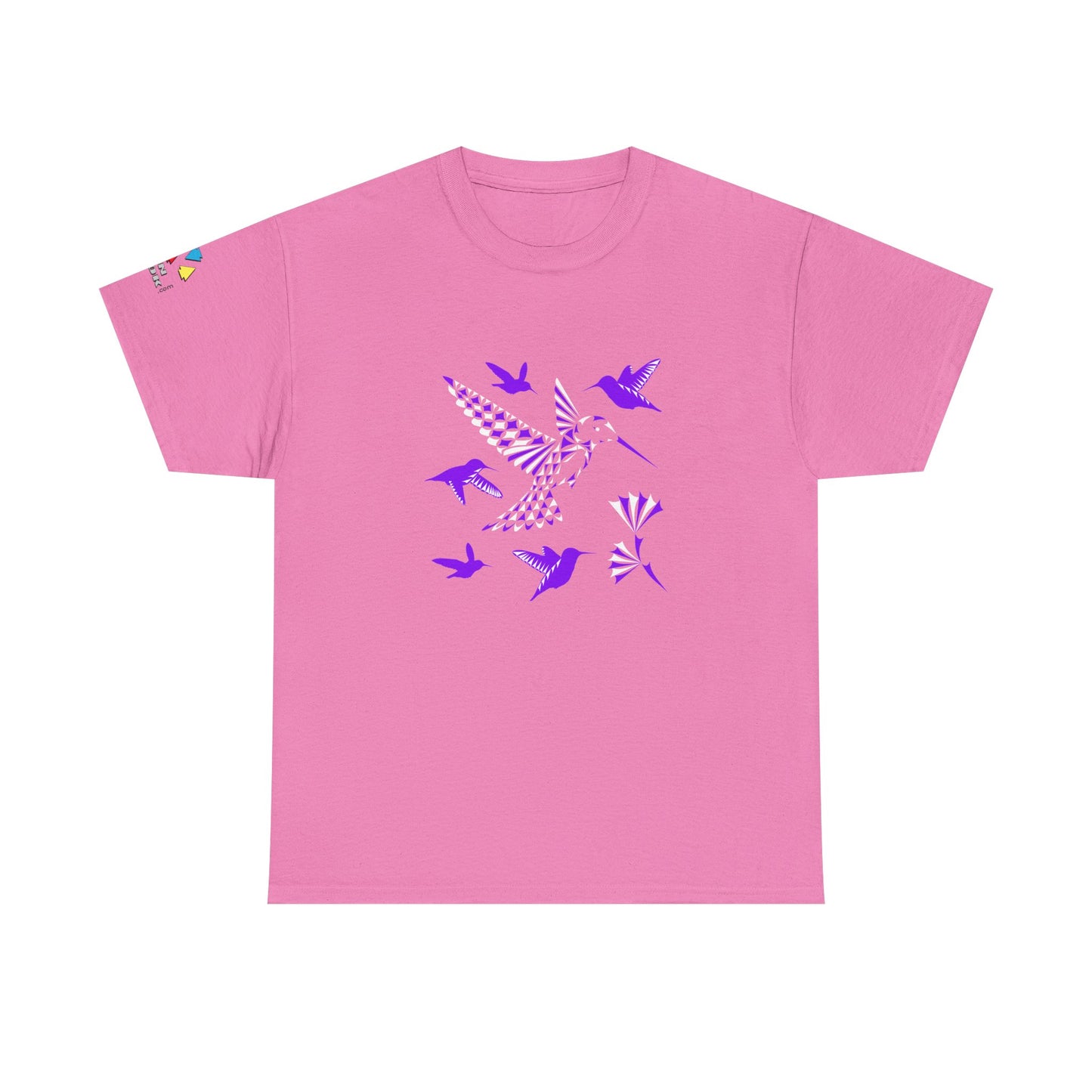 Hummingbird Blessing in Purple Gildan Unisex Tee