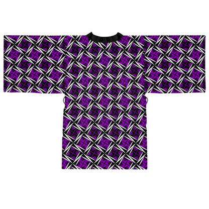 Sacred Winds in Purple Kimono Robe – Where Comfort Meets Native Grace