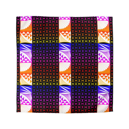 Rainbow Sunrise Microfiber Duvet Cover