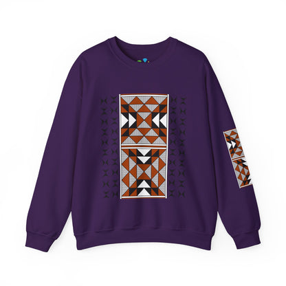 Sacred Mountains in Rust Unisex Sweatshirt