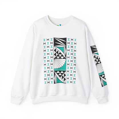 Southwest Sunrise in Aqua Unisex Sweatshirt