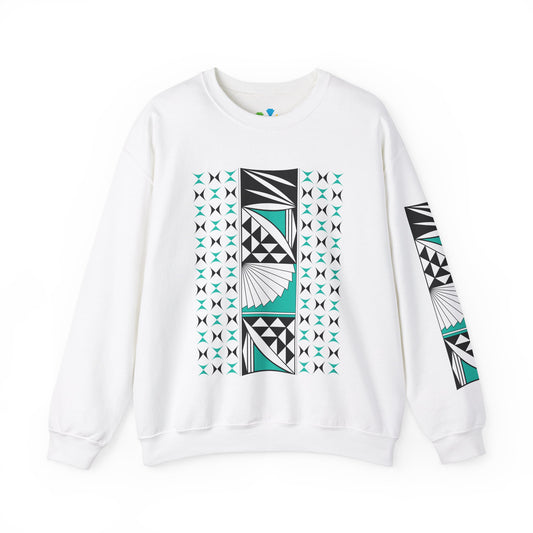 Southwest Sunrise in Aqua Unisex Sweatshirt