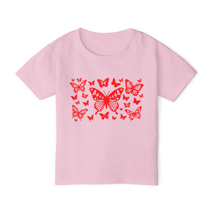 Red Native Butterflies Toddler T-Shirt