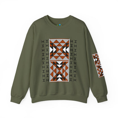 Sacred Mountains in Rust Unisex Sweatshirt