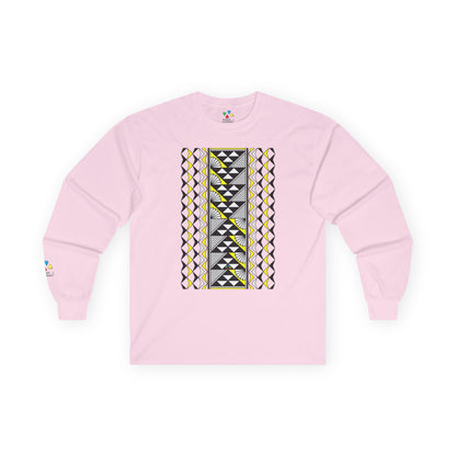 Sun and Rain in Yellow Unisex Long Sleeve Tee