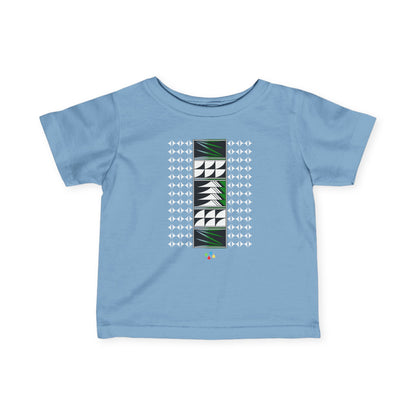 Green Feather Blessings Infant Fine Jersey Tee