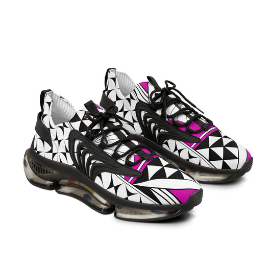 Southwest Sunrise in Pink Men's Mesh Sneakers