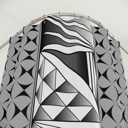 Chrome Native Sunrise Shower Curtains