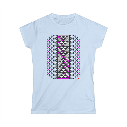 Pink Southwest Sun and Rain Women's Softstyle Tee