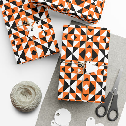 Orange Sacred Mountains Gift Wrap Papers