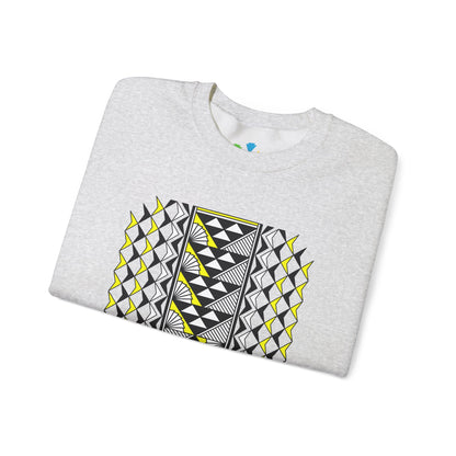 Sun and Rain in Yellow Unisex Sweatshirt