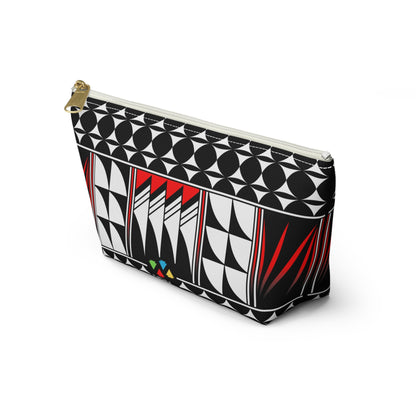 Blessed Feathers in Red Pouch w T-bottom