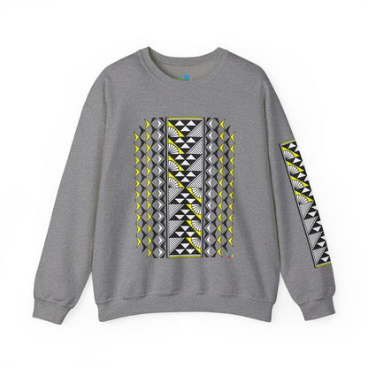 Sun and Rain in Yellow Unisex Sweatshirt