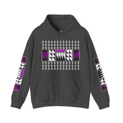Blessed Feathers in Pink Unisex Hoodie