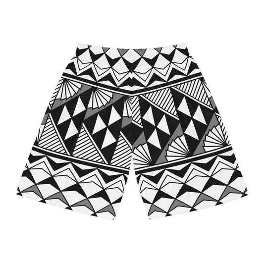 Sun and Rain in Gray Basketball Shorts