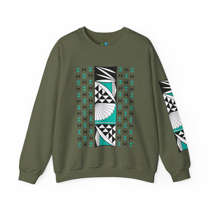 Southwest Sunrise in Aqua Unisex Sweatshirt
