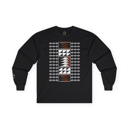 Feather Blessings in Rust Unisex Long Sleeve Tee