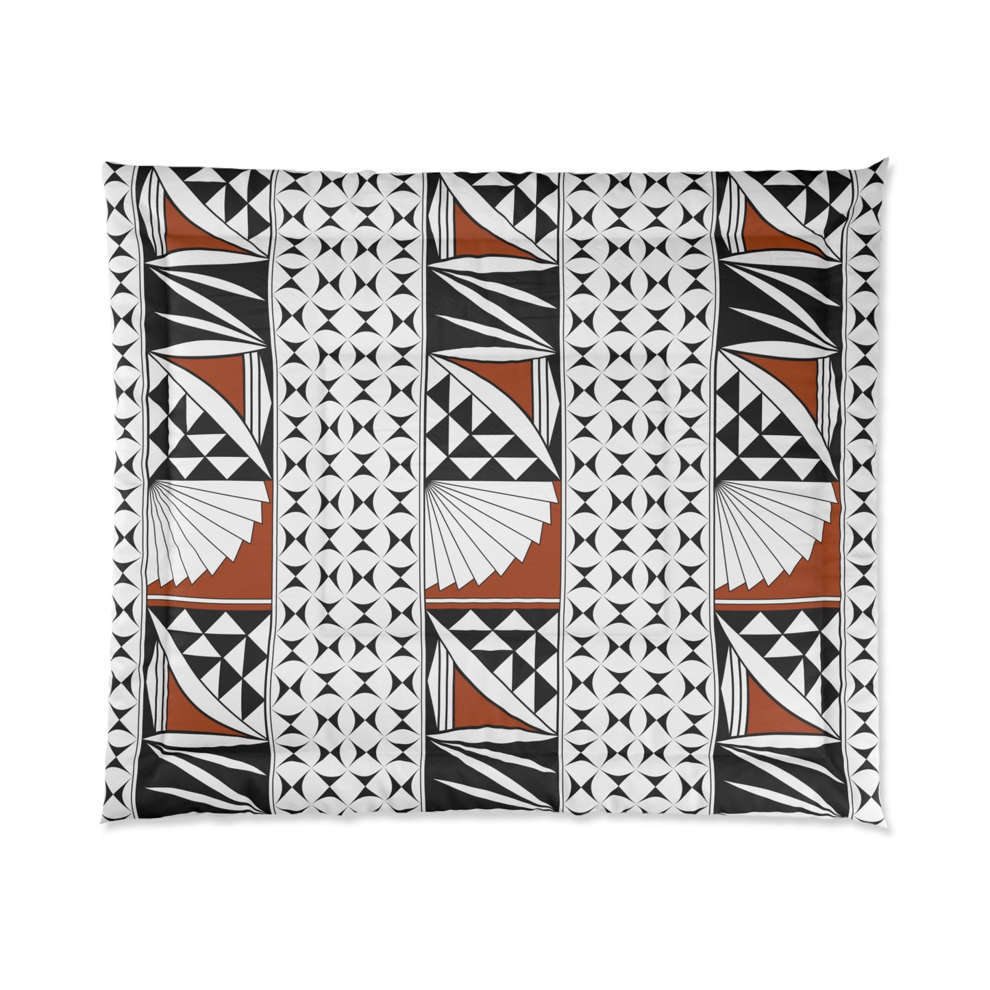 Southwest Sunrise in Rust Comforter