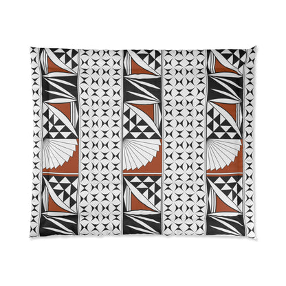 Southwest Sunrise in Rust Comforter