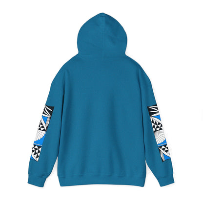 Southwest Sunrise in Sky Blue Unisex Hoodie