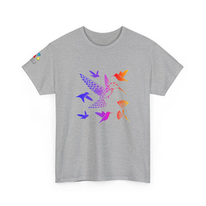 Rainbow Hummingbird Blessing Gildan Unisex Tee