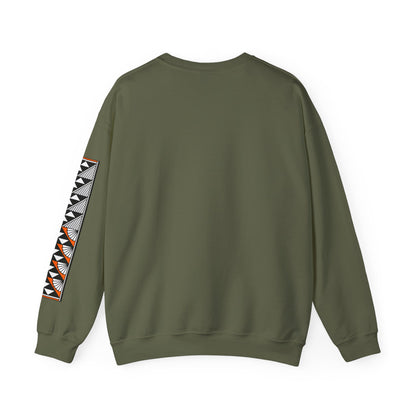 Sun and Rain in Orange Unisex Sweatshirt